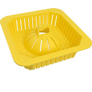 Allpoints Basket, Floor Drain (9"Sq, Yllw) 1021202